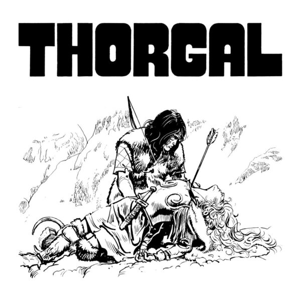 Thorgal i Pan 3 Orłów - T-shirt biały - wzór