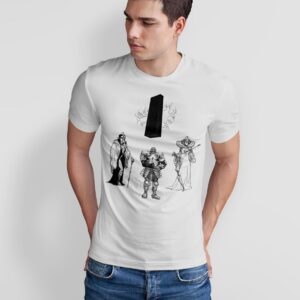 Władcy - T-shirt męski biały - model